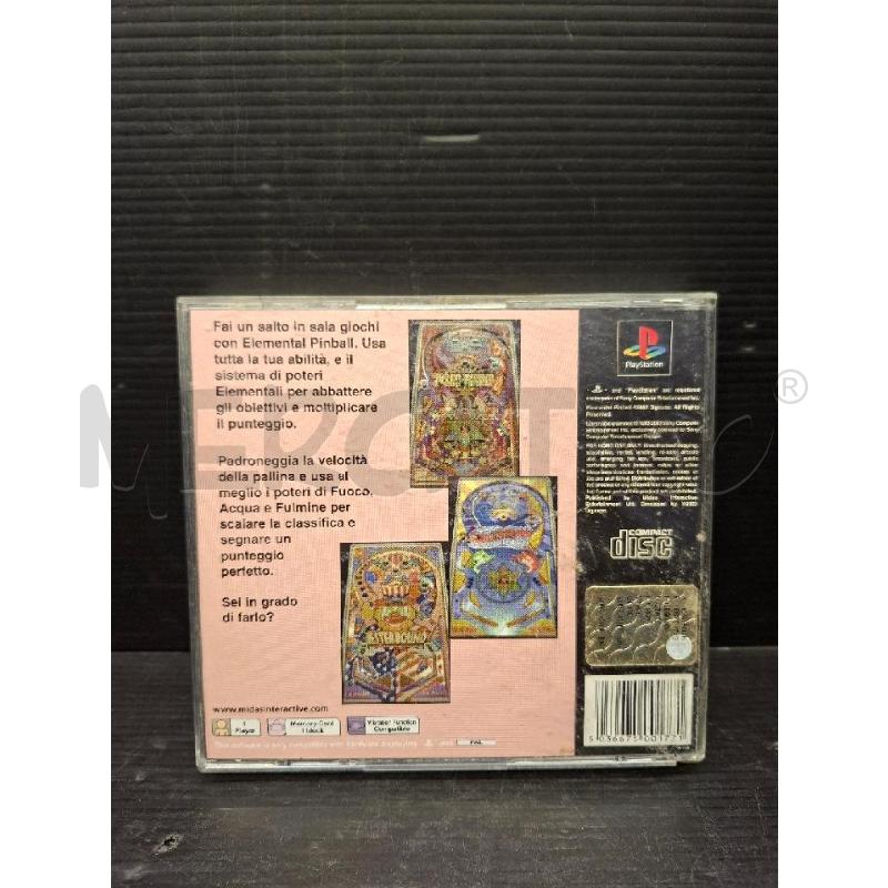 GIOCO PS1 ELEMENTAL PINBALL | Mercatino dell'Usato Lugo 2