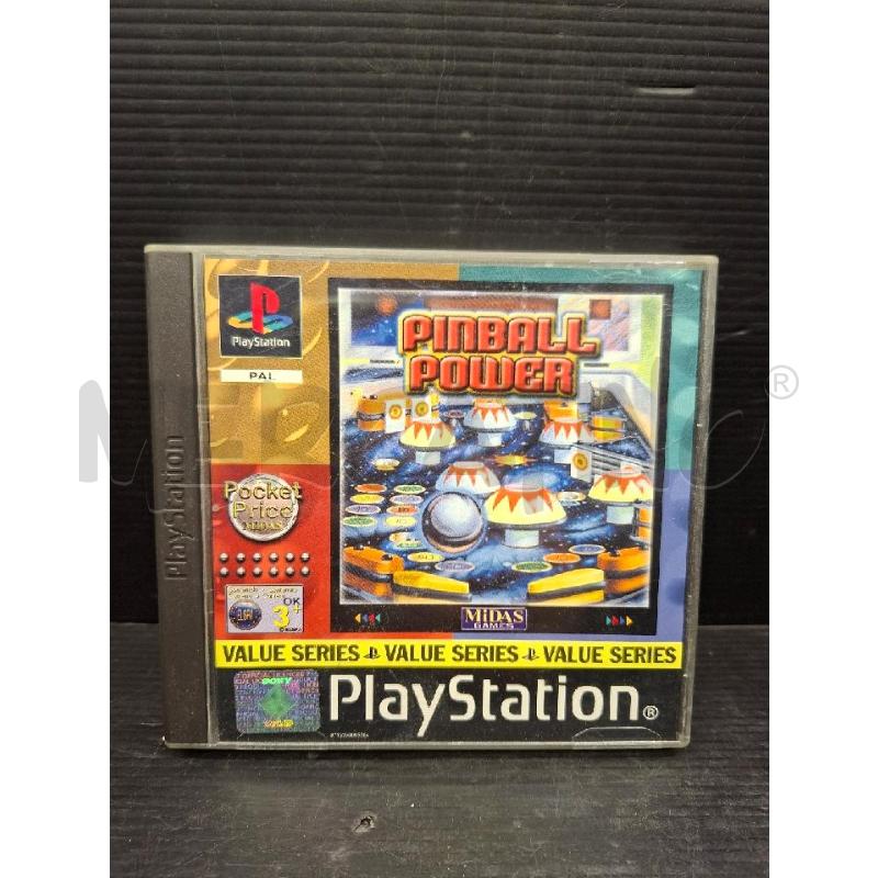 GIOCO PS1 PINBALL POWER | Mercatino dell'Usato Lugo 1