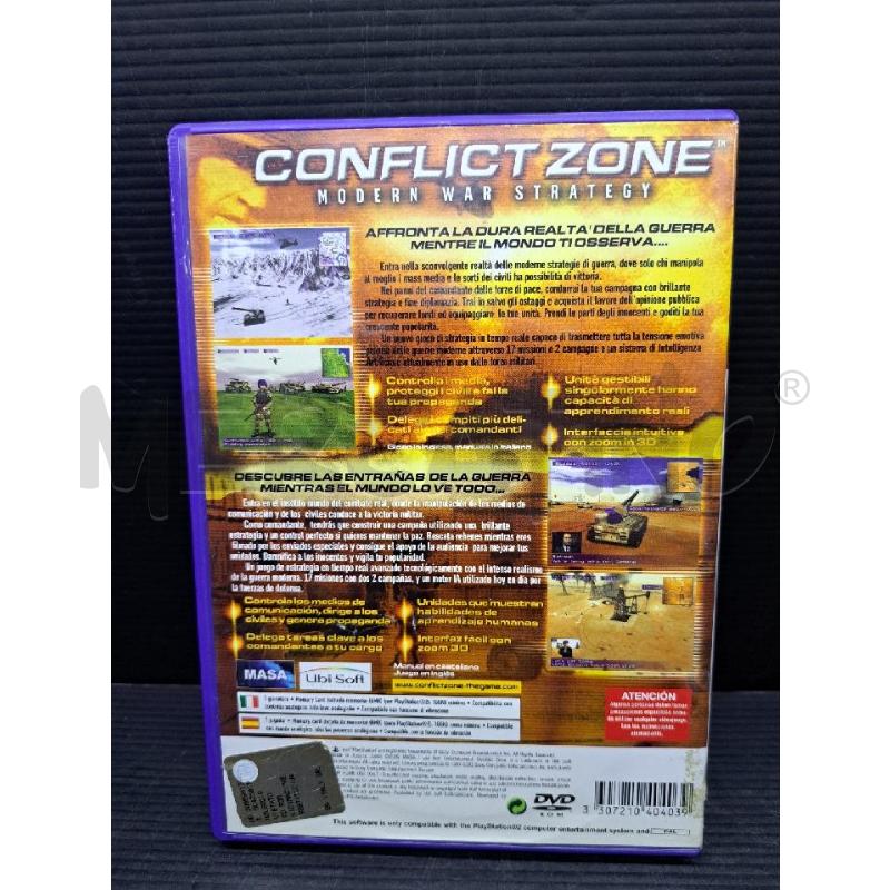 GIOCO PS2 CONFLICT ZONE MODERN WAR STRATEGY | Mercatino dell'Usato Lugo 2