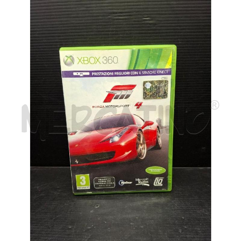 GIOCO XBOX 360 FORZA MOTORSPORT 4 | Mercatino dell'Usato Lugo 1