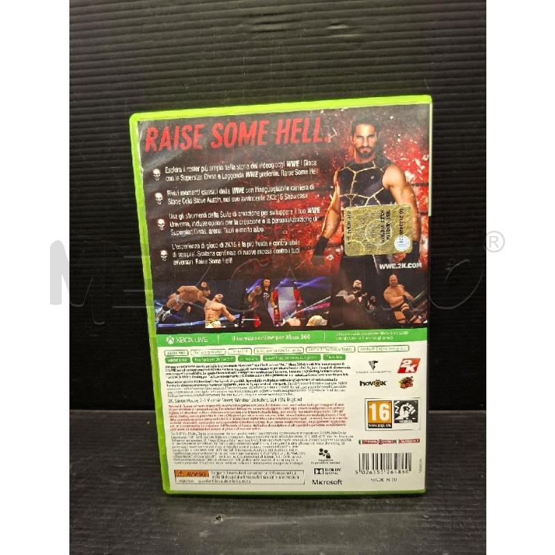 GIOCO XBOX 360 W2K16 WRESTLING | Mercatino dell'Usato Lugo 2