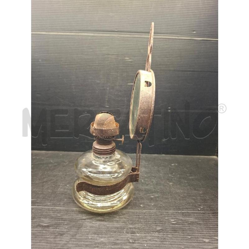 LAMPADA VECCHIA A OLIO CON SPECCHIETTO  | Mercatino dell'Usato Lugo 2