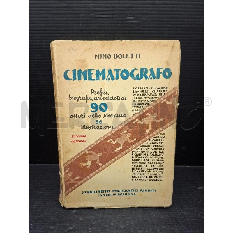 LIBRO CINEMATOGRAFO MINO DOLETTI 1929 | Mercatino dell'Usato Lugo 1