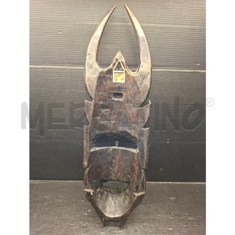 MASCHERA IN LEGNO ETNICA | Mercatino dell'Usato Lugo 2