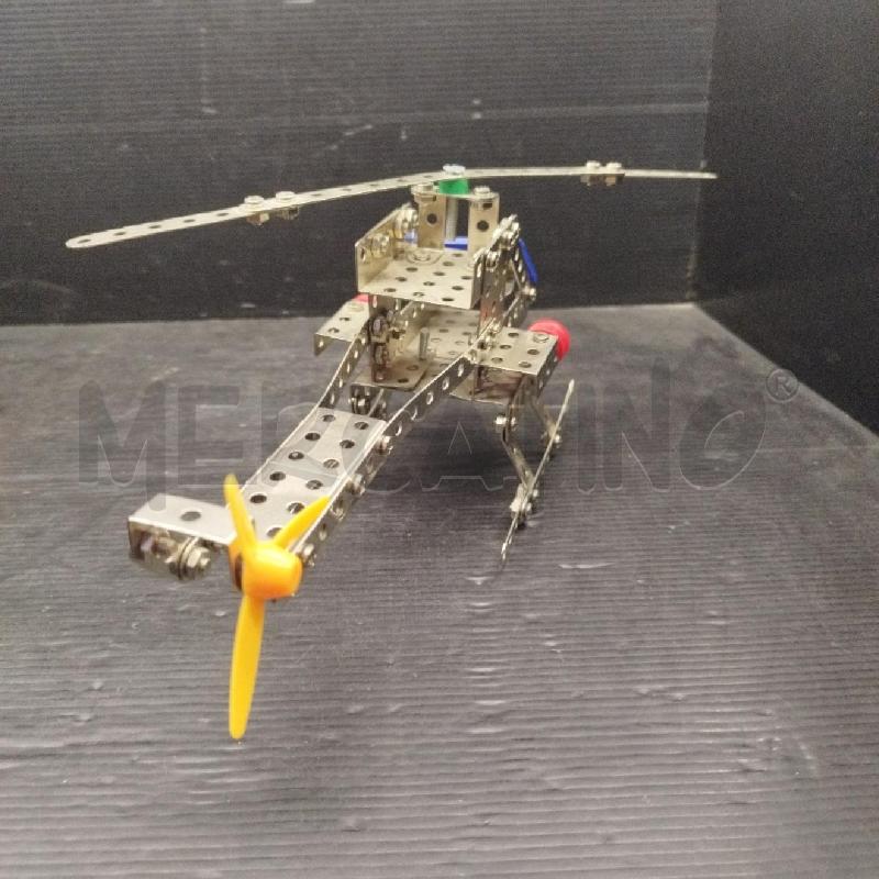 MODELLINI ELICOTTERO+ESCAVATORE MECCANO IN METALLO | Mercatino dell'Usato Lugo 2