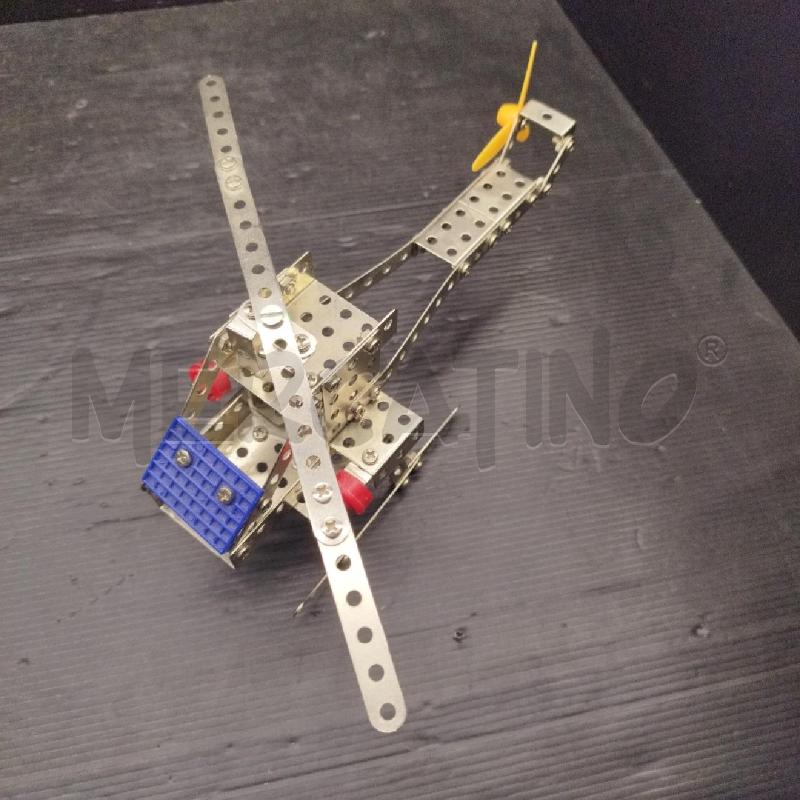 MODELLINI ELICOTTERO+ESCAVATORE MECCANO IN METALLO | Mercatino dell'Usato Lugo 3