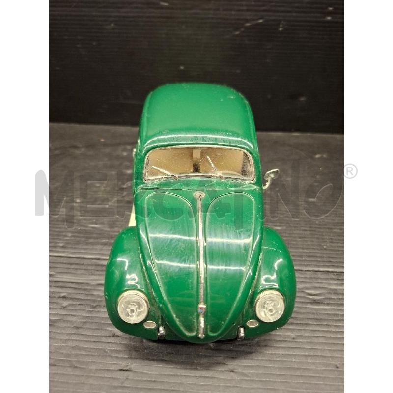 MODELLINO AUTO MAGGIOLINO BURAGO BEETLE 1955 SCALA 1/18 | Mercatino dell'Usato Lugo 2
