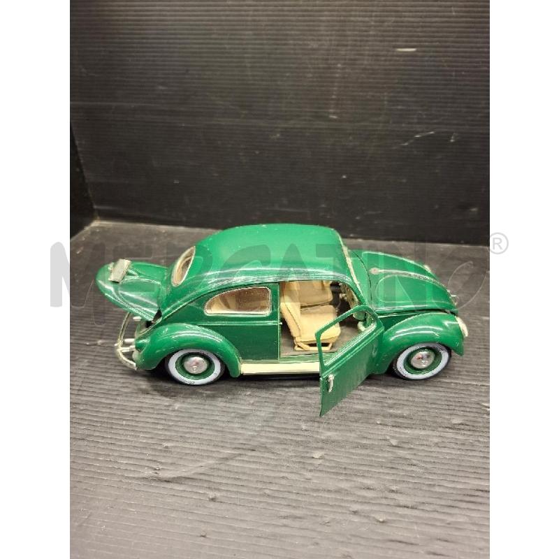 MODELLINO AUTO MAGGIOLINO BURAGO BEETLE 1955 SCALA 1/18 | Mercatino dell'Usato Lugo 4