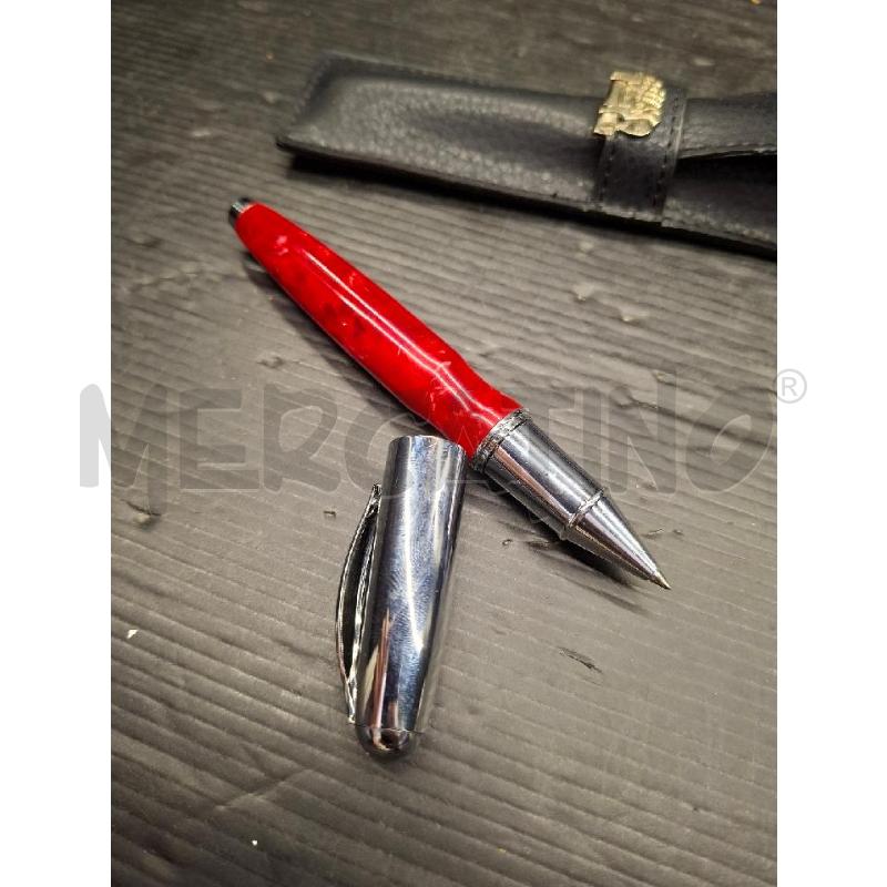 PENNA A SFERA APPENDINO CON CUSTODIA IN PELLE | Mercatino dell'Usato Lugo 2
