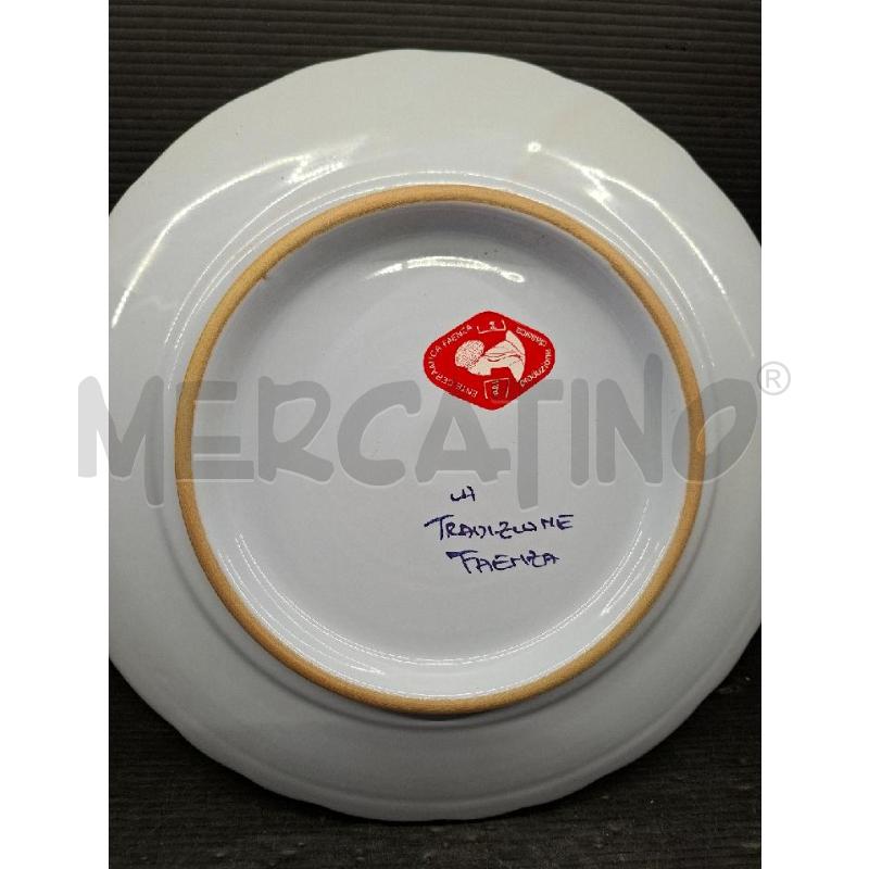 PIATTO CERAMICA FAENZA | Mercatino dell'Usato Lugo 2