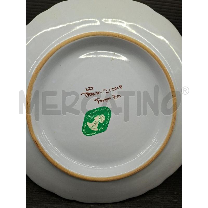 PIATTO CERAMICA FAENZA | Mercatino dell'Usato Lugo 2