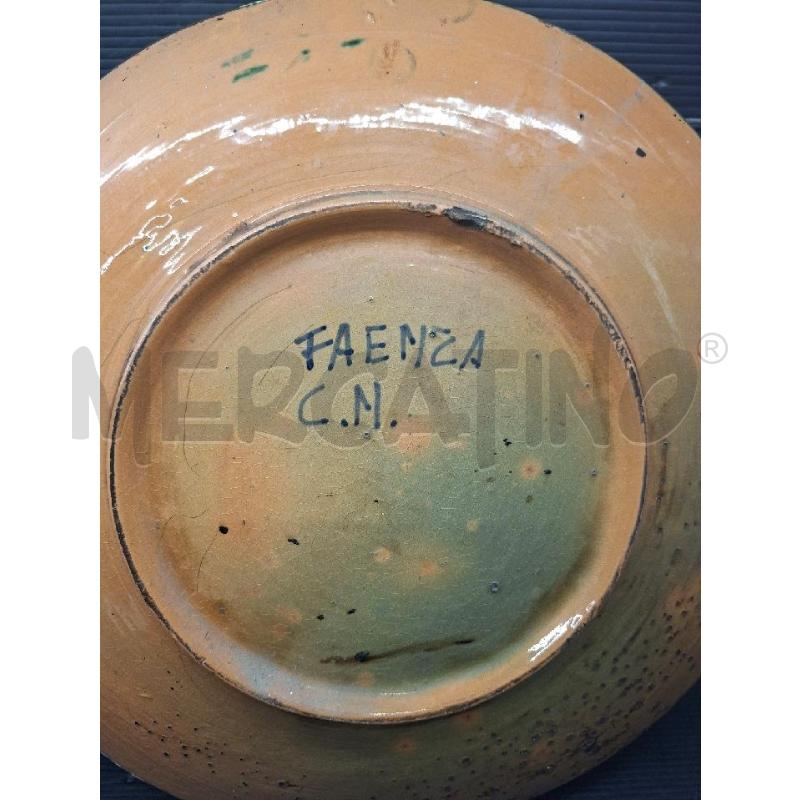 PIATTO CERAMICA FAENZA CN | Mercatino dell'Usato Lugo 2