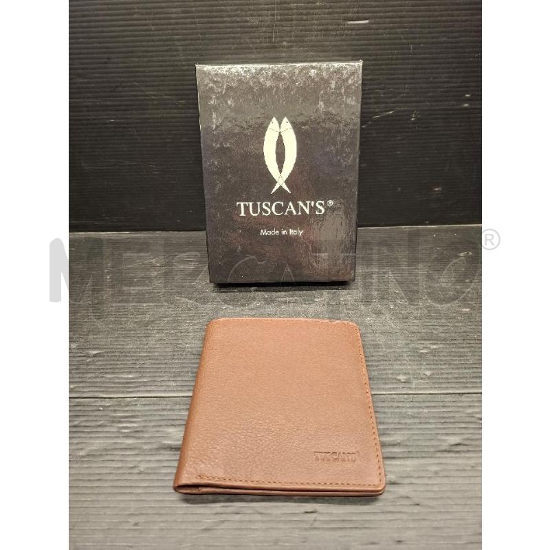 PORTA FOGLIO TUSCANS MARRONE | Mercatino dell'Usato Lugo 1