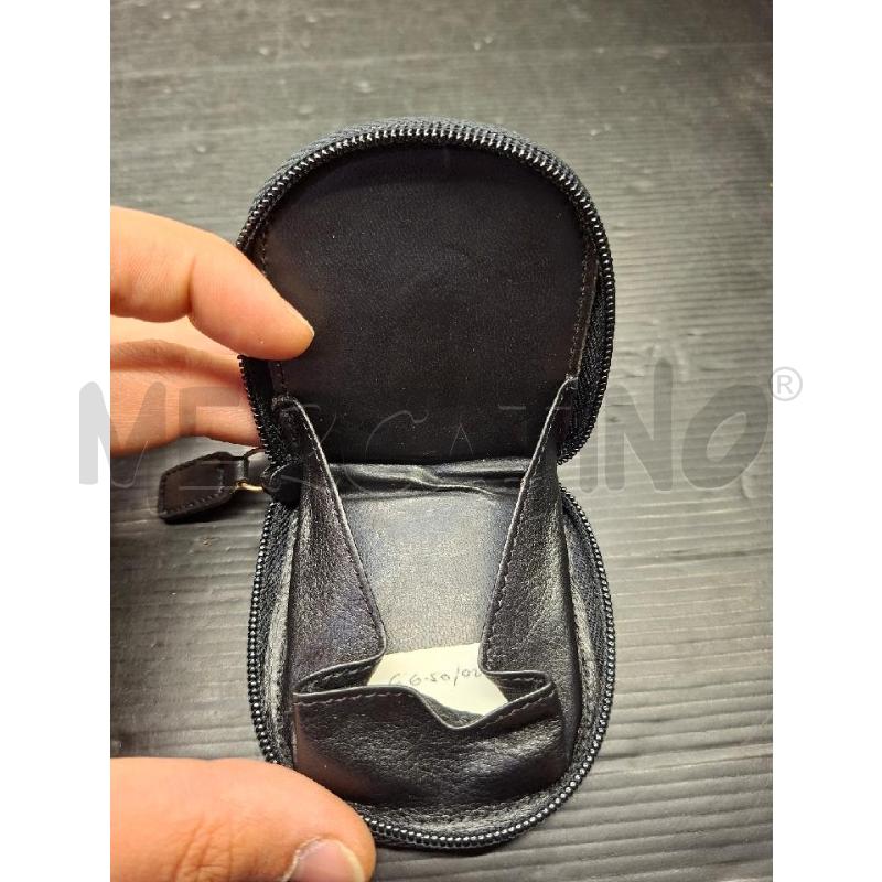 PORTA MONETE TUSCANS IN PELLE NERO | Mercatino dell'Usato Lugo 3