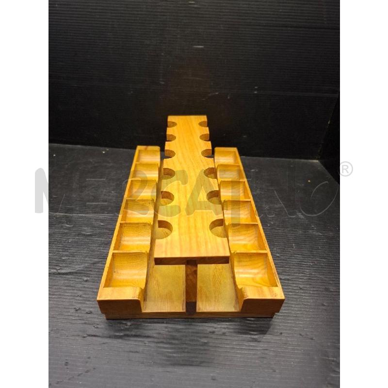 PORTA PIPE 12 POSTI LEGNO | Mercatino dell'Usato Lugo 2