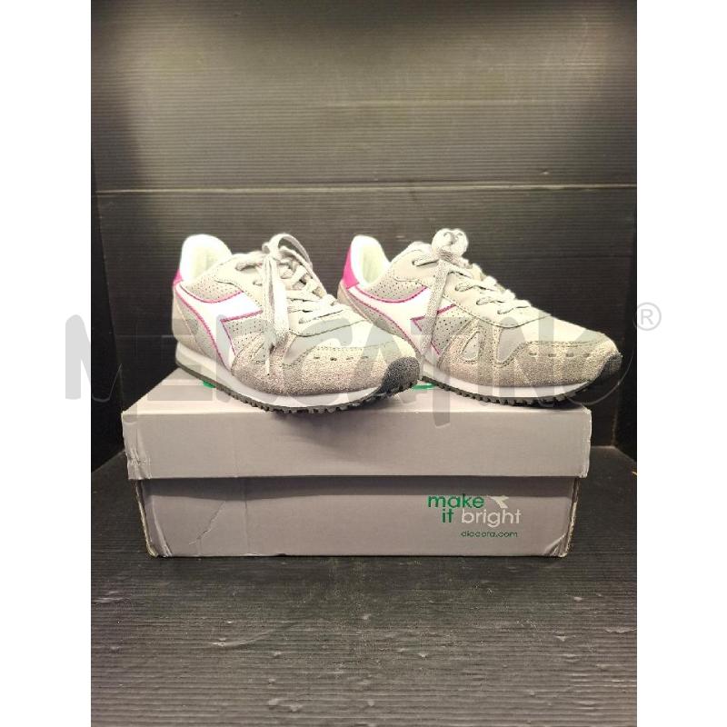 SCARPE DONNA DIADORA N 36 GRIGE BIANCHE ROSA | Mercatino dell'Usato Lugo 1