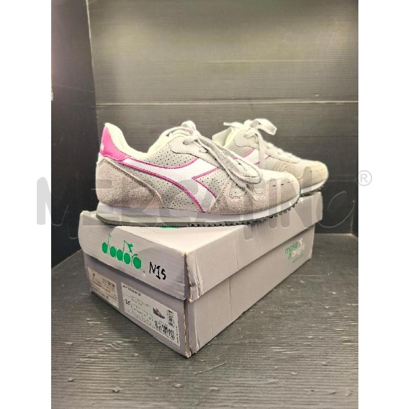 SCARPE DONNA DIADORA N 36 GRIGE BIANCHE ROSA | Mercatino dell'Usato Lugo 2