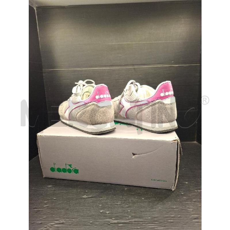 SCARPE DONNA DIADORA N 36 GRIGE BIANCHE ROSA | Mercatino dell'Usato Lugo 3