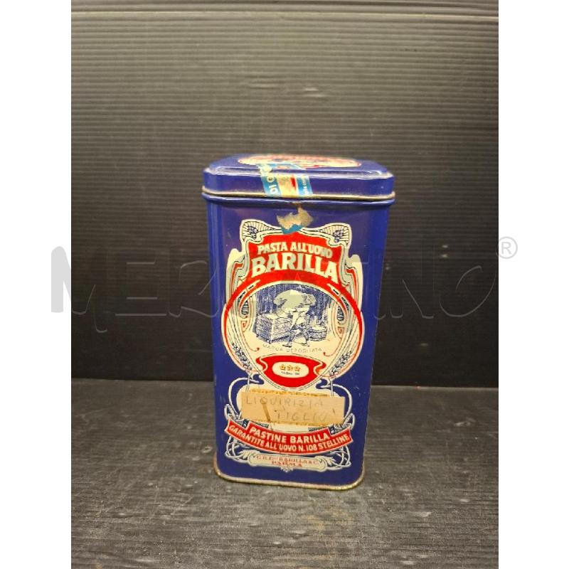 SCATOLA LATTA BARILLA ANNI 80 | Mercatino dell'Usato Lugo 1