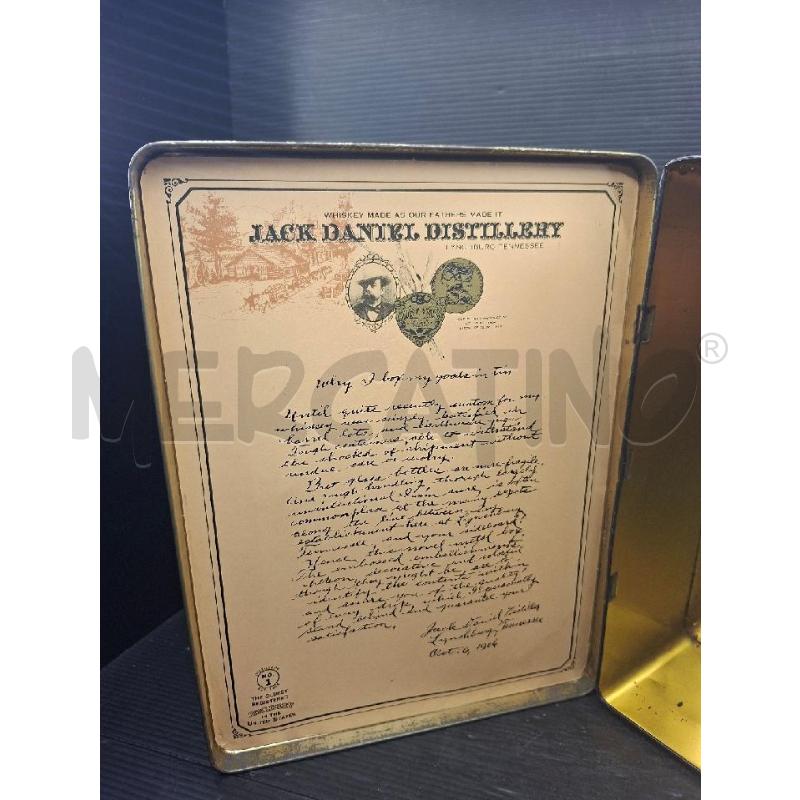 SCATOLA LATTA VINTAGE JACK DANIEL'S | Mercatino dell'Usato Lugo 2