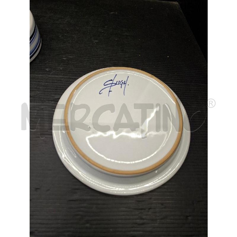 SCATOLINA CON COPERCHIO CERAMICA SUGHI CON PIATTINO  | Mercatino dell'Usato Lugo 3