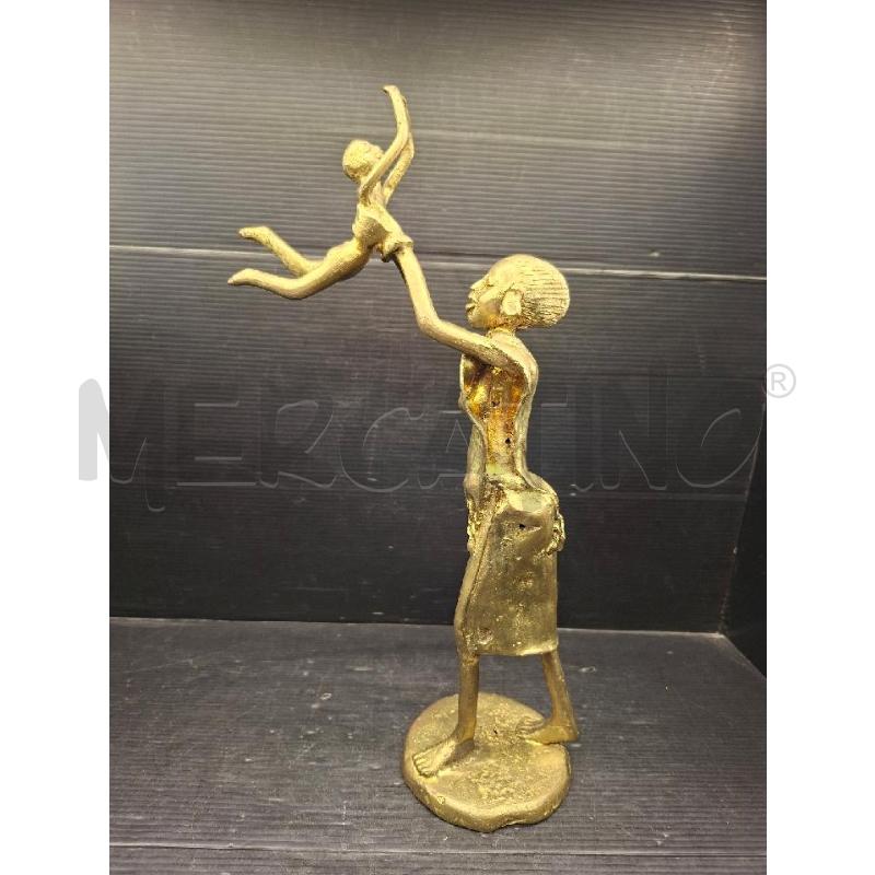SCULTURA OTTONE VECCHIA AFRICANA | Mercatino dell'Usato Lugo 1