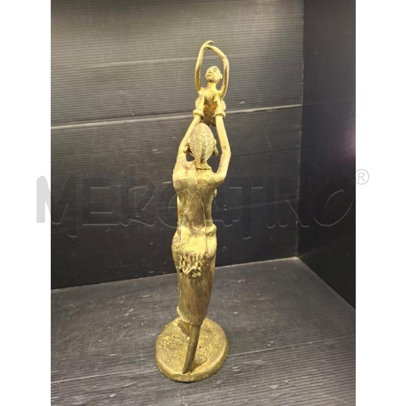 SCULTURA OTTONE VECCHIA AFRICANA | Mercatino dell'Usato Lugo 3