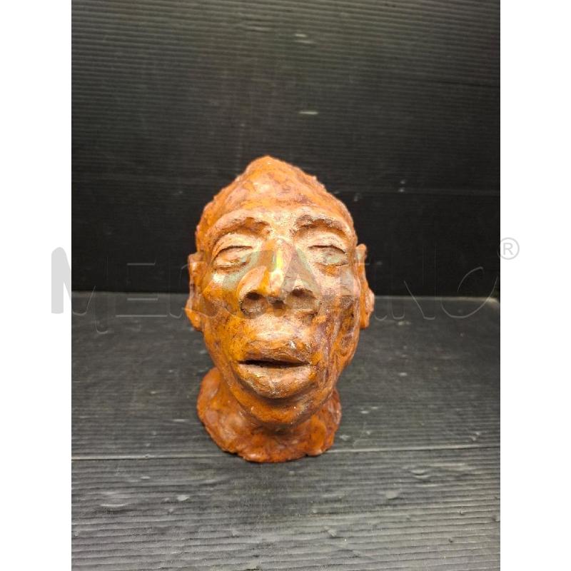 SCULTURA TESTA AFRICANO | Mercatino dell'Usato Lugo 1