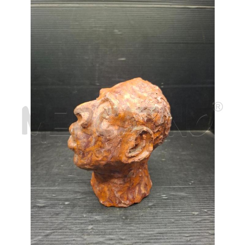 SCULTURA TESTA AFRICANO | Mercatino dell'Usato Lugo 2