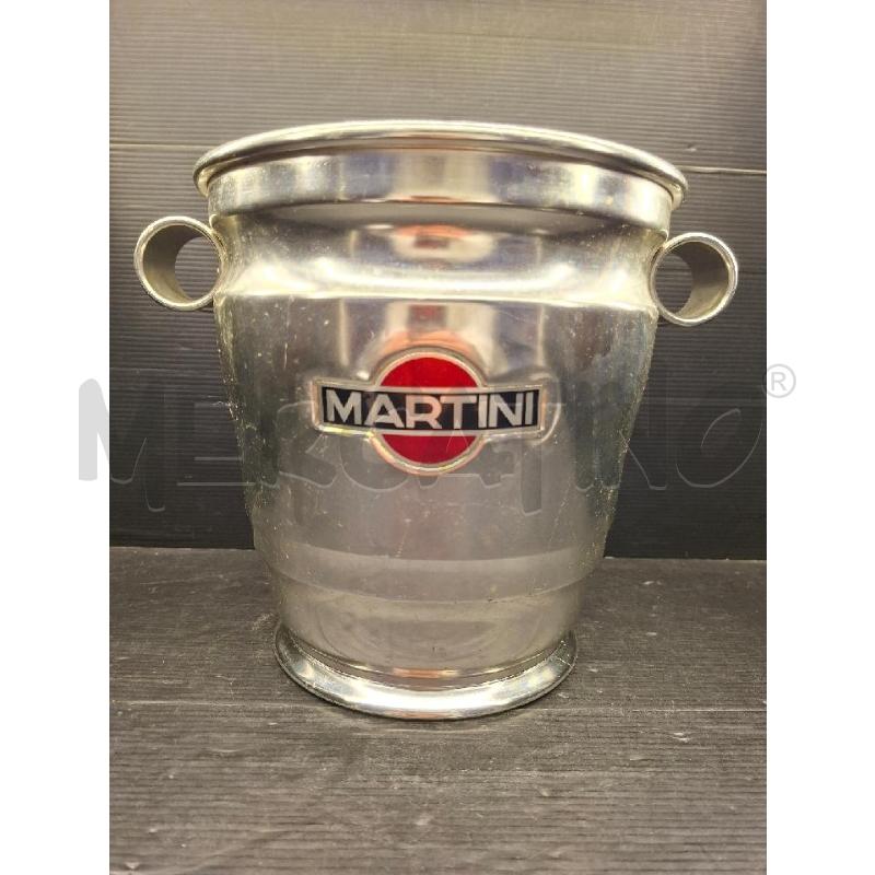 SECCHIELLO GHIACCIO MARTINI ANNI 50 PUBBLICITARIO | Mercatino dell'Usato Lugo 1