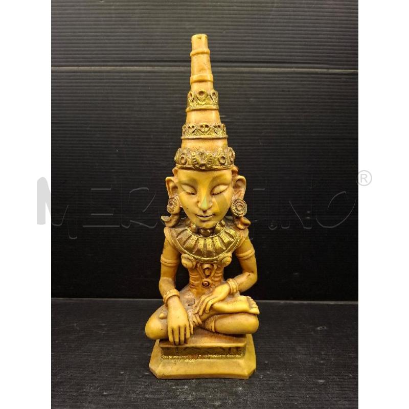 STATUINA VECCHIA BUDDHA RESINA | Mercatino dell'Usato Lugo 1
