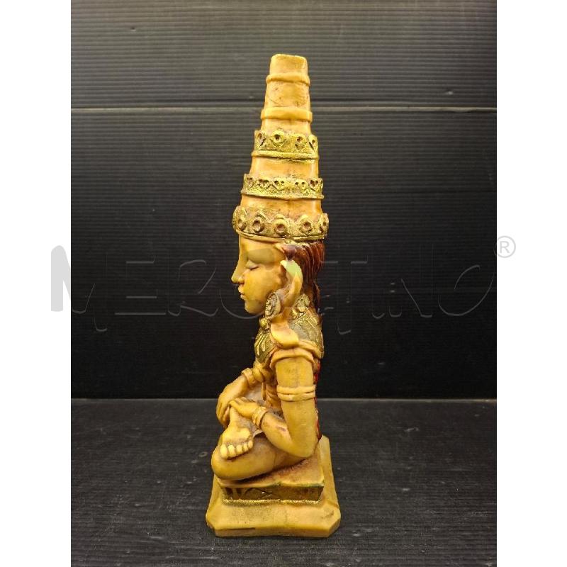 STATUINA VECCHIA BUDDHA RESINA | Mercatino dell'Usato Lugo 2