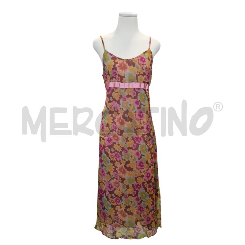 ABITO DONNA FIORI LUNGO GRAN BAZAR  | Mercatino dell'Usato Cesenatico 1