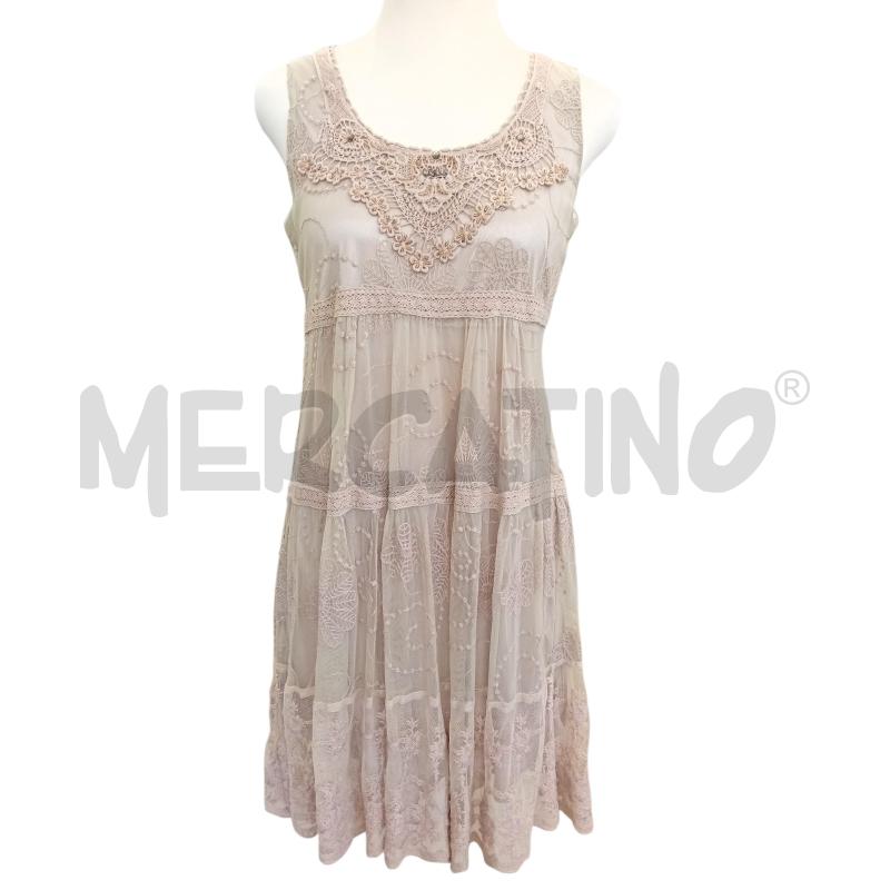 ABITO DONNA KOAN TULLE RICAMI TORTORA | Mercatino dell'Usato Cesenatico 1