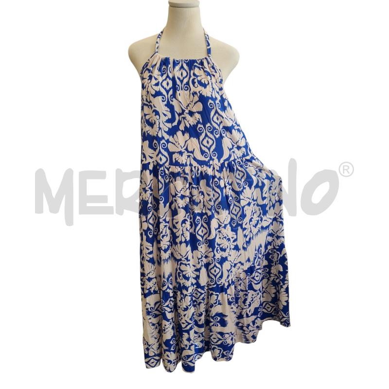 ABITO DONNA PANNA BLU  FIORI  | Mercatino dell'Usato Cesenatico 3