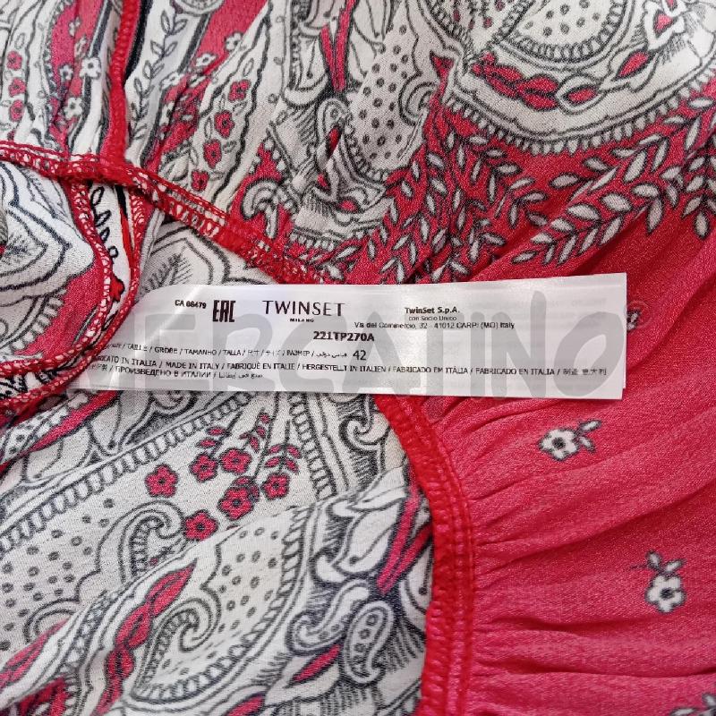 ABITO DONNA ROSSO BIANCO TWIN SET | Mercatino dell'Usato Cesenatico 5