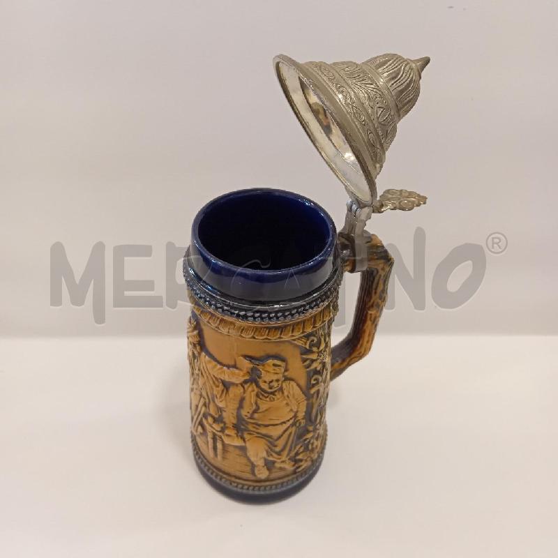 BOCCALE BIRRA  PERSONAGGI RILIEVO | Mercatino dell'Usato Cesenatico 5