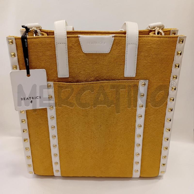BORSA DONNA BEATRICE B SENAPE  | Mercatino dell'Usato Cesenatico 3