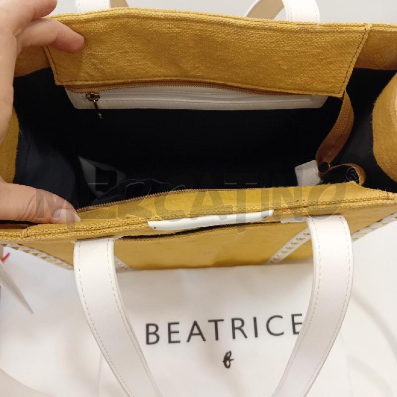 BORSA DONNA BEATRICE B SENAPE  | Mercatino dell'Usato Cesenatico 5