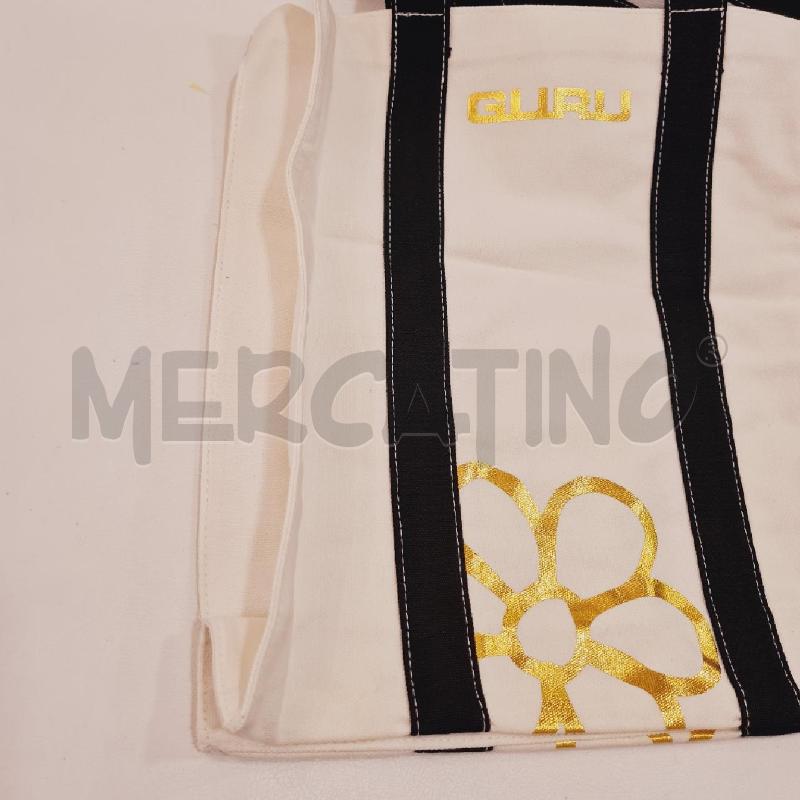 BORSA DONNA GURU TESSUTO BIANCO  | Mercatino dell'Usato Cesenatico 2