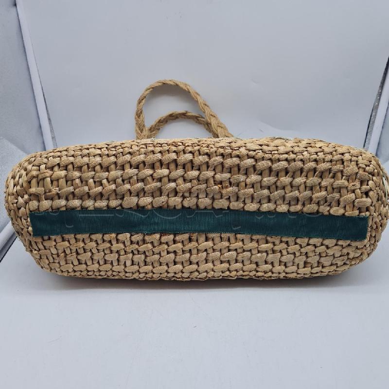 BORSA DONNA PAGLIA  INTERNO VERDE | Mercatino dell'Usato Cesenatico 4