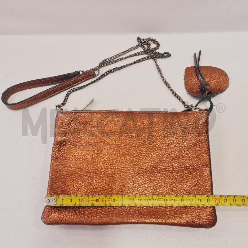 BORSA DONNA YURI PELLE BRONZO  | Mercatino dell'Usato Cesenatico 3