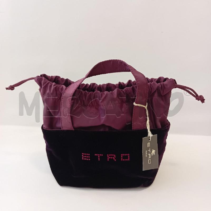 BORSETTA DONNA ETRO VELLUTO VIOLA | Mercatino dell'Usato Cesenatico 4