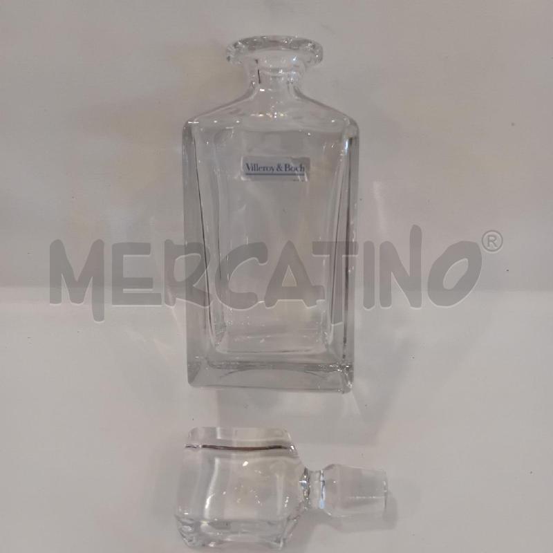 BOTTIGLIA+TAPPO LIQUORE VILLEROY&BOCH TRASPARENTE | Mercatino dell'Usato Cesenatico 3