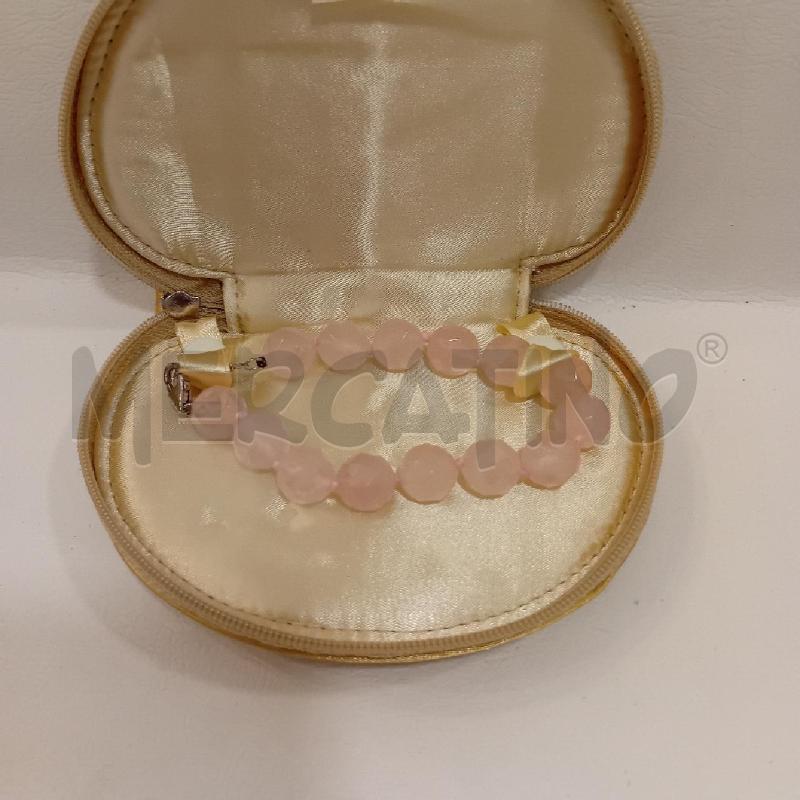 BRACCIALETTO QUARZO ROSA CHIUSURA A  | Mercatino dell'Usato Cesenatico 1