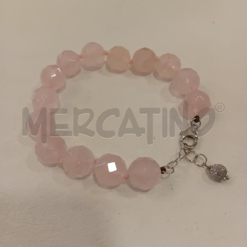 BRACCIALETTO QUARZO ROSA CHIUSURA A  | Mercatino dell'Usato Cesenatico 2