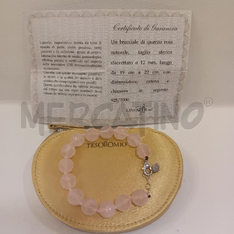 BRACCIALETTO QUARZO ROSA CHIUSURA A  | Mercatino dell'Usato Cesenatico 3