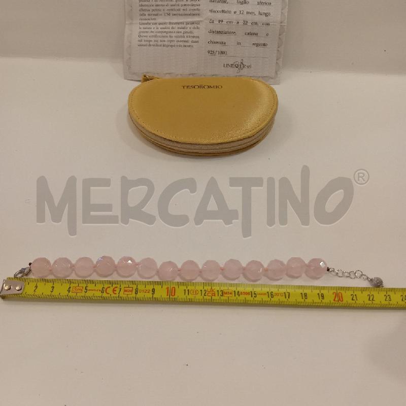 BRACCIALETTO QUARZO ROSA CHIUSURA A  | Mercatino dell'Usato Cesenatico 4