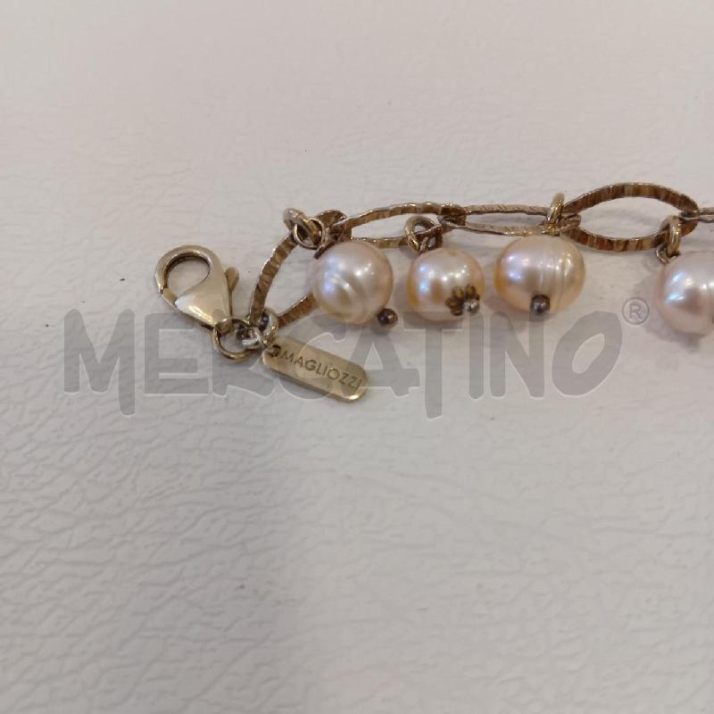 BRACCIALE MAGLIOZZI PERLE CATENA CHIUSURA A | Mercatino dell'Usato Cesenatico 2
