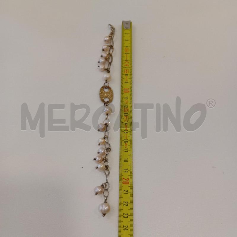 BRACCIALE MAGLIOZZI PERLE CATENA CHIUSURA A | Mercatino dell'Usato Cesenatico 4